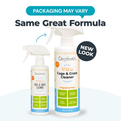 Oxyfresh Premium Nettoyant Cages Pulverisation: application facile et sans rinçage.