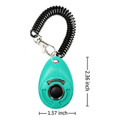 Oyefly clicker multi-espèces en usage sur chat et oiseau.