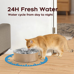 OYES capacite-2l-fontaine-chat : grande autonomie pour chats et petits chiens.