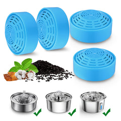 Filtre de remplacement OYES pour fontaine chat 2 litres prêt à l'emploi.
