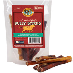 Pack Approved bâton bully boeuf 6 pouces – favorise l'hygiène dentaire pendant le mâchage