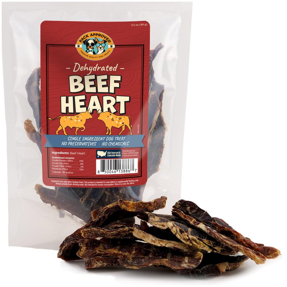 Pack Approved Cœur de bœuf séché – friandise idéale pour récompenses d entraînement
