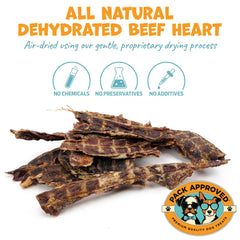 Pack Approved Cœur de bœuf séché – texture tendre pour récompenser lors des séances