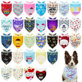 Bandana Pai Sence chien extra-large 33 pouces, parfait pour fêtes et photos.