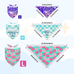 Bandana Pai Sence en polyester doux, respirant pour chien.
