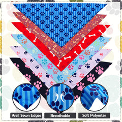 Bandana imprimé patte Pai Sence, lavable et résistant à l'usure.