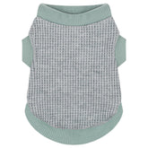 Paiaite chemise chien petit vert extensible, enfiler facilement pour les sorties.