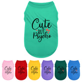 Paiaite gilet-shirt chien turquoise – devant, léger et confortable pour les promenades.