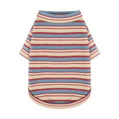 Paiaite haut-chien rayures avant : look tendance et confort pour chien actif.