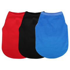 Paiaite haut sans manches rouge pour chien, confort quotidien.