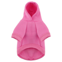 Paiaite hoodie rose pour Chihuahua à capuche douce, confort idéal en soirée.