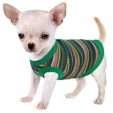 Paiaite maillot-chien coton rib-petits: douceur naturelle pour chiens de petite taille.