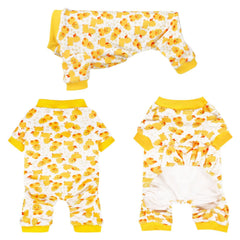 Paiaite pyjama chien onesie résistance aux plis pour garder une allure soignée.