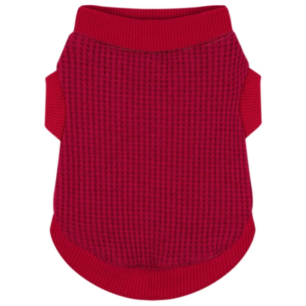 Paiaite t-shirt chien rouge sans manches pour confort et ajustement facile.