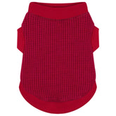Paiaite t-shirt chien rouge sans manches pour confort et ajustement facile.