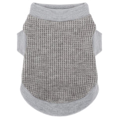 Paiaite t-shirt chien petit gris vue dos, extensible pour enfilage facile.