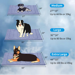 PAIGTEK tapis-refroidissant-chien-gros pliable – transport facile pour trajets et voyages