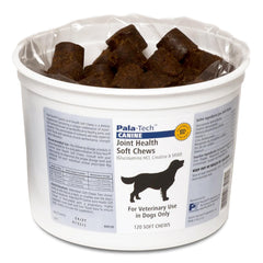 Pala-Tech articulations chiens: flacon de friandises molles soutenant la mobilité.