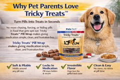 Friandises vétérinaire approuvées pour soutien nutritionnel des animaux.