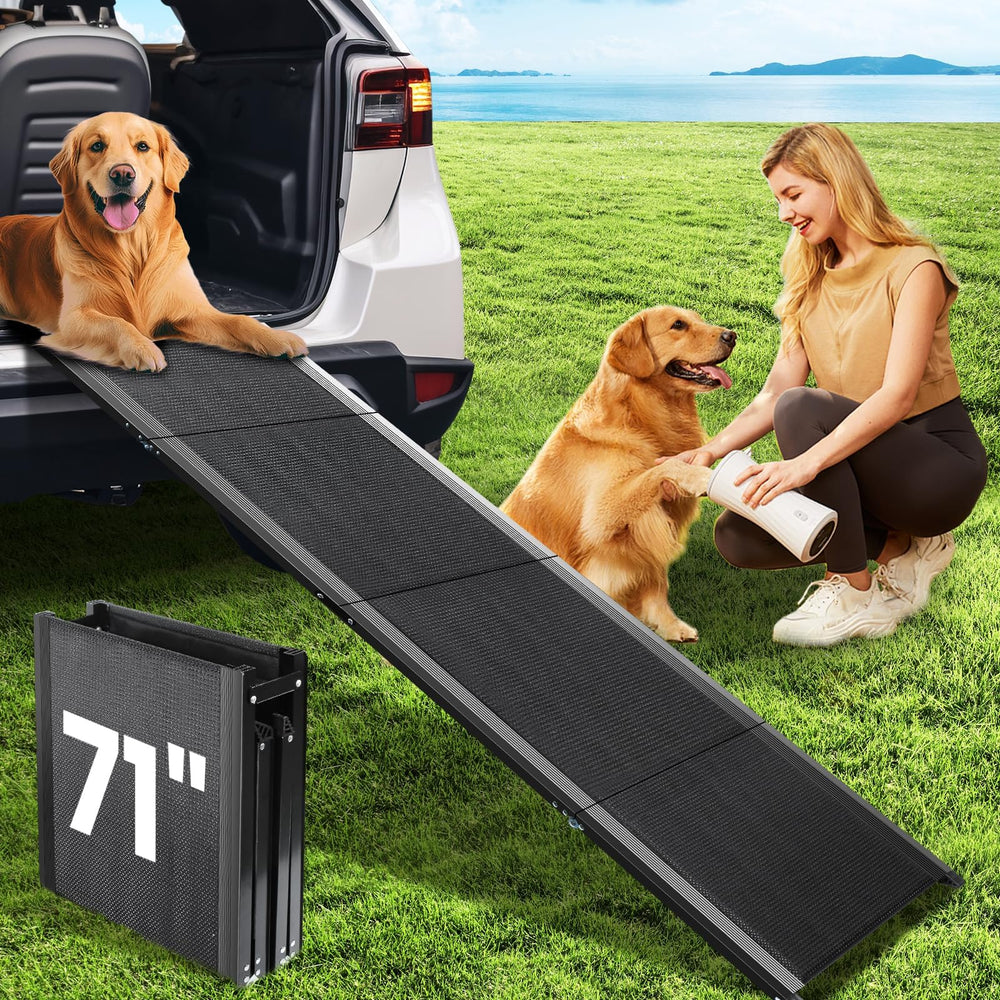 Palapala rampe chien voiture 71 pouces, pour monter sans effort dans le véhicule.