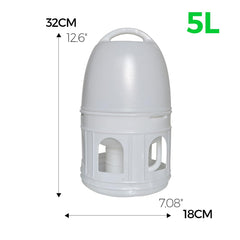 Panchitalk abreuvoir plastique durable, résistant et sûr pour animaux.
