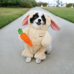 Pandaloon costume chien ajustable, réglez facilement la taille pour un ajustement confortable.
