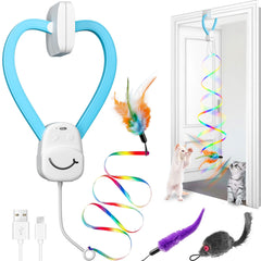PANRIO jouet-chat porte-interieur plume, stimulation ludique et naturelle