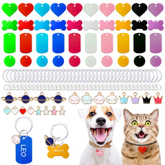 PARAOR étiquettes ID double-face pour animaux, visibilité claire et durable.