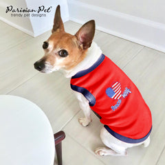 Parisian Pet t-shirt coton-doux, lavable en machine et durable.