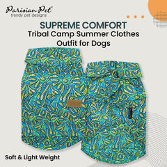 Fermeture Velcro pratique sur le tee-shirt Parisian Pet, facilité d'enfilage.
