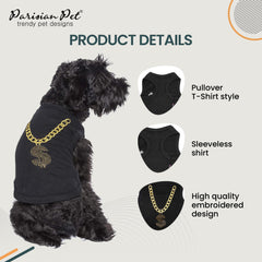Parisian Pet vêtement chien respirant, tissu doux pour journées chaudes.