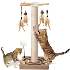 Paroto arbre-grattoir-chat-sisal: surface naturelle pour griffage durable.