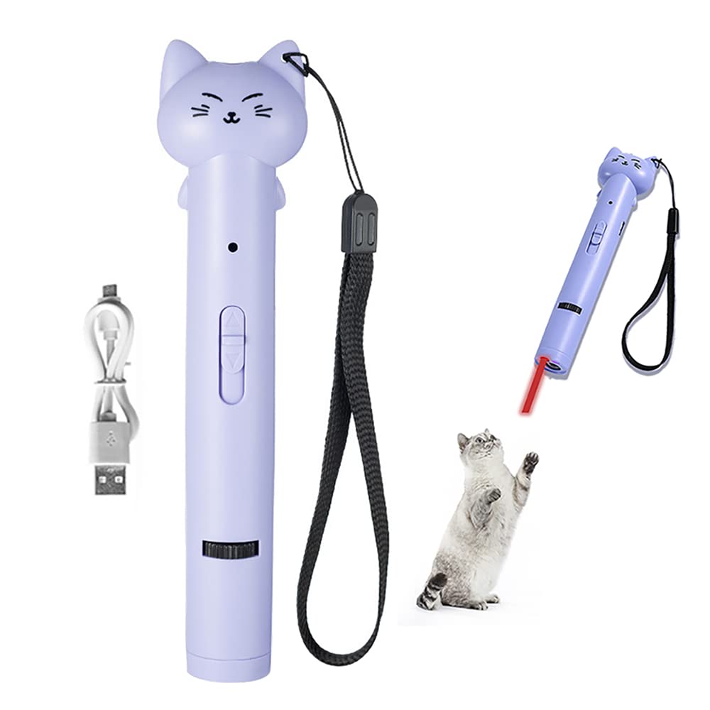 Pointeur laser PARTSPOWER rouge pour chats, séance de jeu interactive.