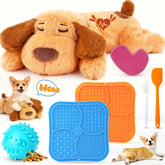 Jouet cœur battant PatsFran pour chiot, favorise le calme au coucher.