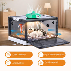 PAULOZYN boîte mise bas chiots transparente pour observation calme.