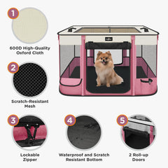 PAW BALLET ombre rétractable: protection solaire lors des sorties.