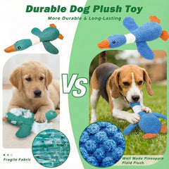 Paw-FECT Piece canard bleu – squeaker intégré et ailes qui crissent