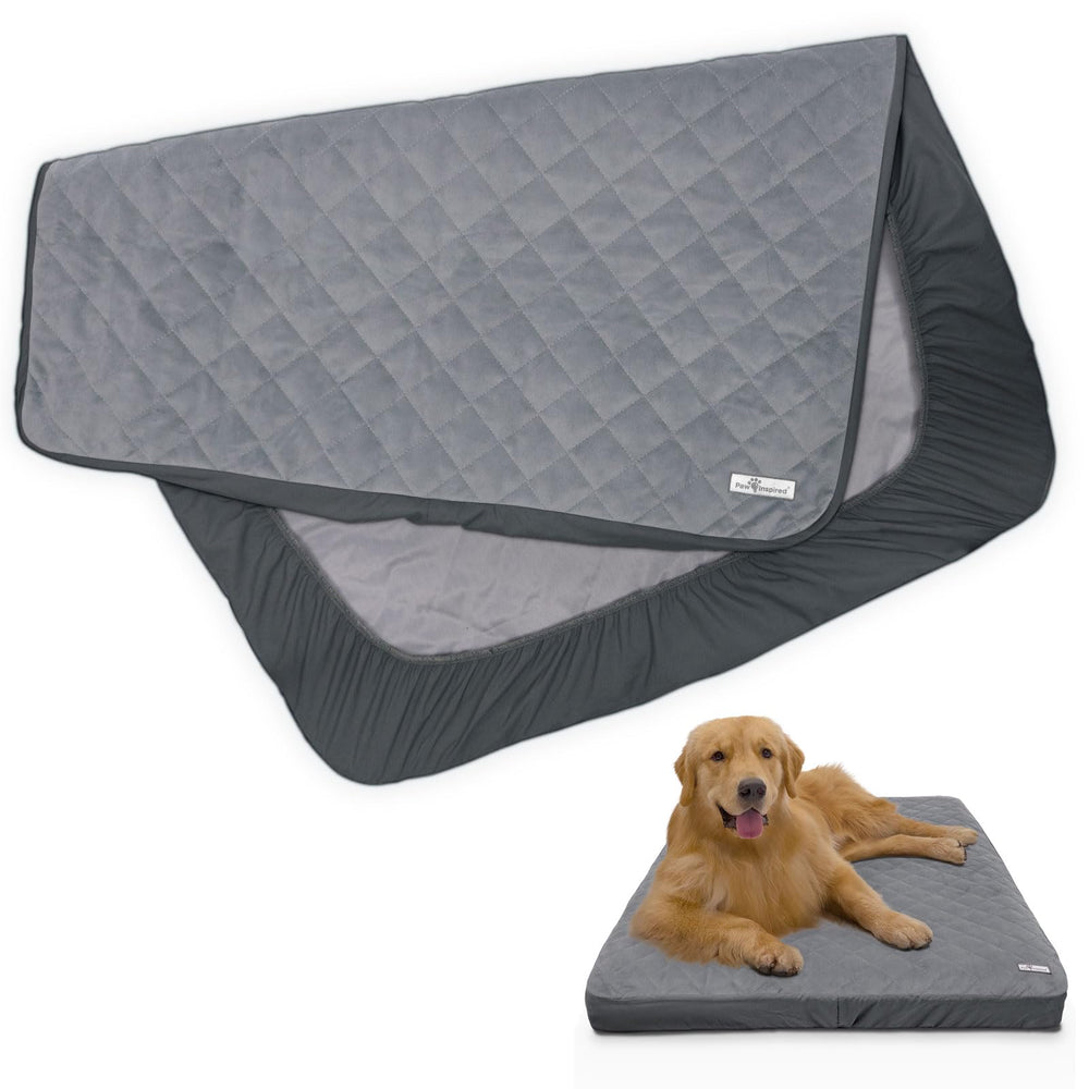 Paw Inspired housse imperméable lit chien – protège contre fuites et dégâts.