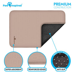 Paw Inspired: tapis lavable et réutilisable idéal pour entraînement et voyage.