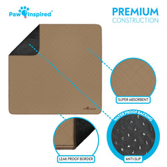 Paw Inspired Tapis Lavables: utilisation polyvalente en entraînement et box.