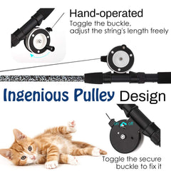 Pawaboo Chat – recharge plume avec clochette pour mouvements gracieux.