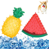 Jouet Pawaboo dentition pastèque glacee pour chiots, rafraîchissant et apaisant