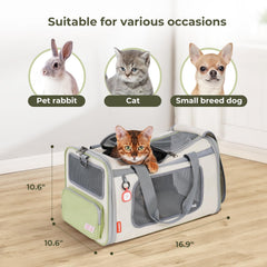 Espace 3D extensible pour que votre chat se sente à l'aise lors des trajets.