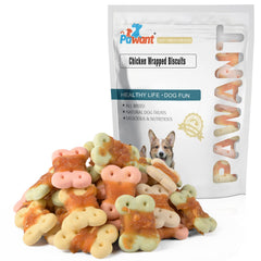 Pawant: biscuits au poulet pour petit chien, récompense idéale lors de l'entraînement.