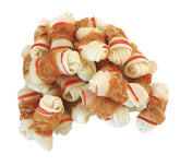 Pawant os à mâcher enveloppé poulet, idéal pour petites races et soutien à la mastication.