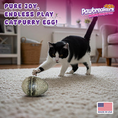 Pawbreakers Catpurry Egg – catnip premium pour enrichment zen