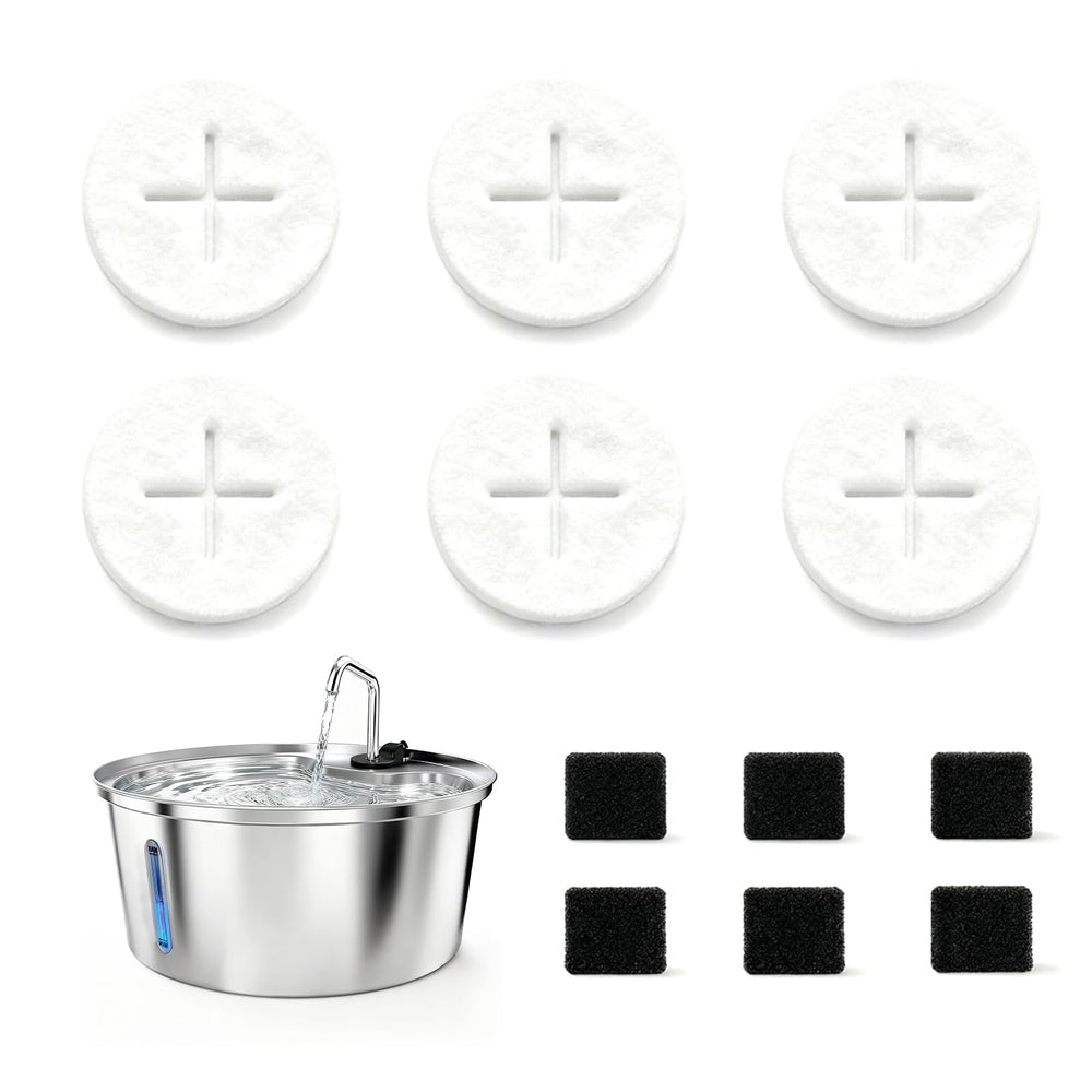 Pawccoli WF02: filtre multi‑étapes pour eau des animaux, eau plus fraîche.
