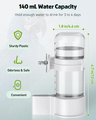 Abreuvoir Pawfly – capacite 140ml, pratique meme en absence.