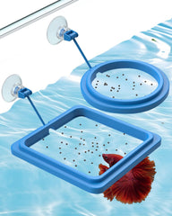 Pawfly anneau nourrissage poisson rond, zones concentrées pour une alimentation ciblée