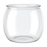 Pawfly bocal poisson plastique 0,5 gal rond, vision claire pour observer les poissons.